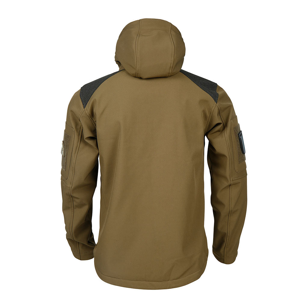 Veste softshell Ares Baroud Trex doublure polaire micro-aérée capuche amovible