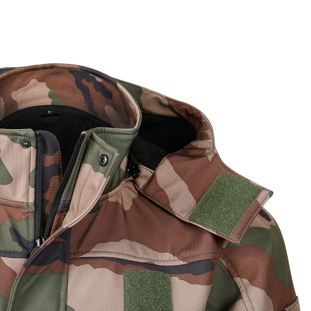 Veste softshell Ares Baroud Trex doublure polaire micro-aérée capuche amovible