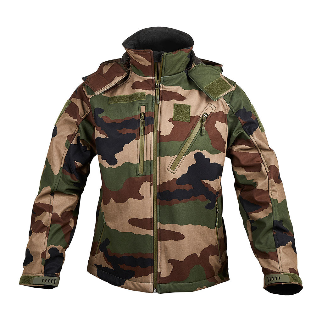 Veste softshell Ares Elite 3 en 1 à doublure polaire et capuche amovibles