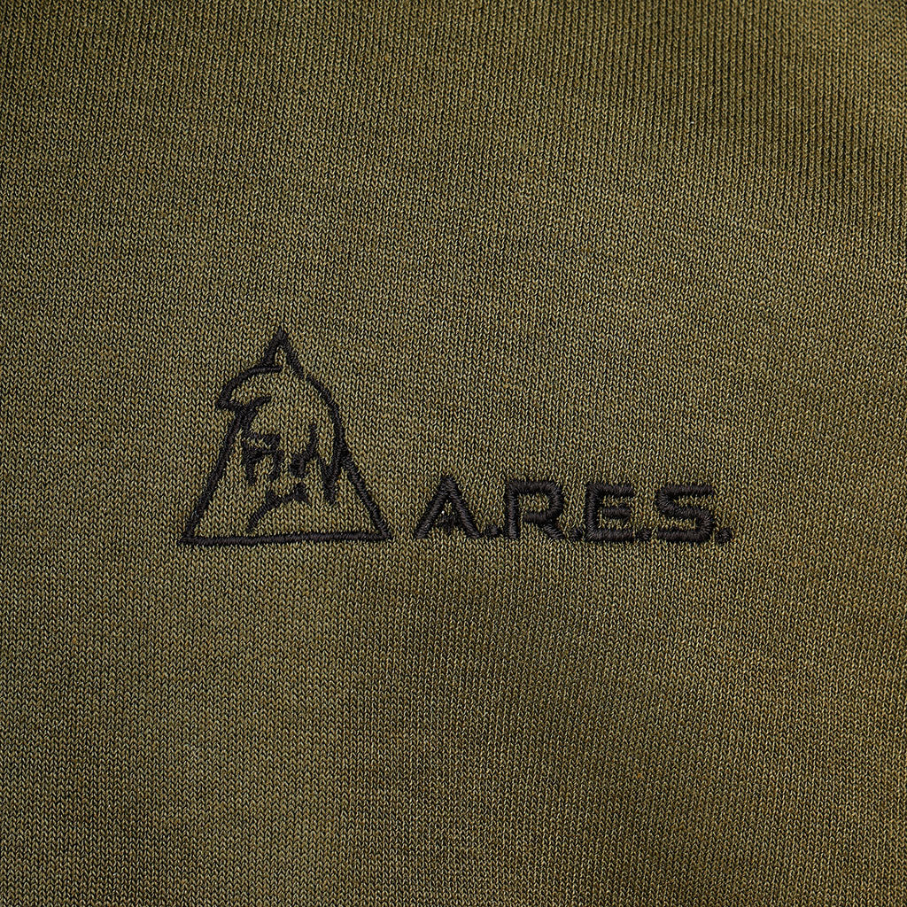 Sweat à glissière Ares French Army polycoton 350 g/m² brodé dos et drapeau manche