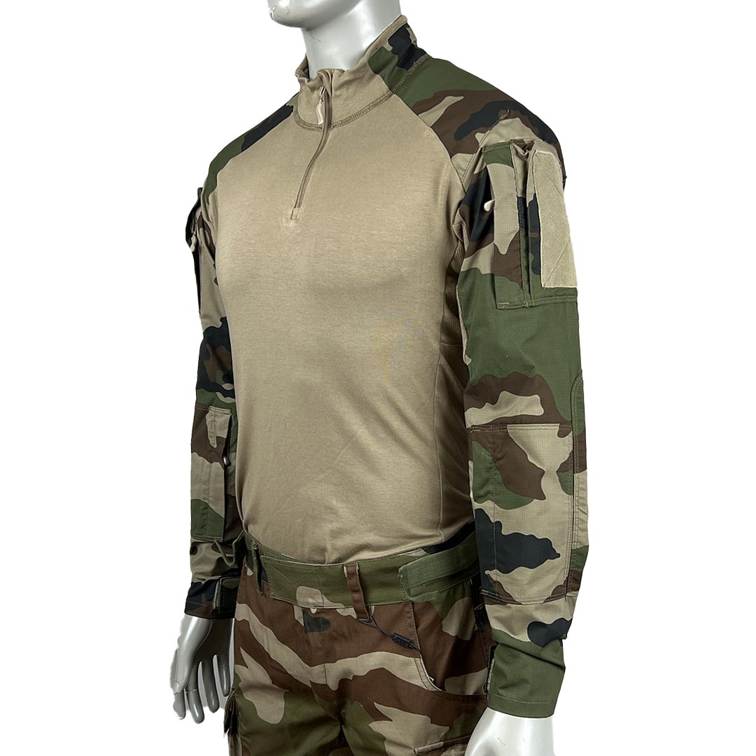 Chemise de combat UBAS Vigilant manches miniripstop polycoton 50/50 et coudes renforcés