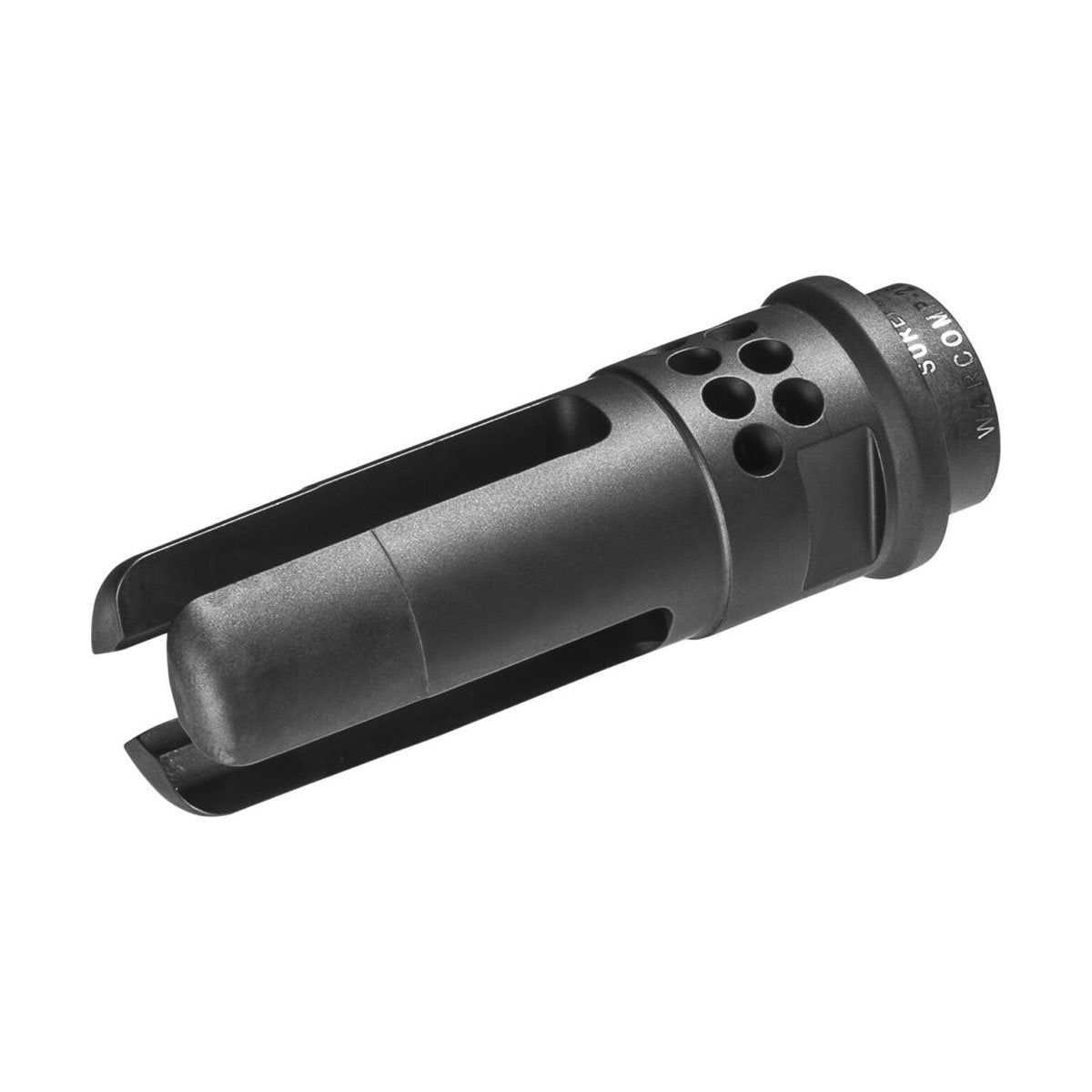 Acc. Armes Cache Flamme Warcomp ouvert Cal 5.56 au Pas M15x1 Surefire