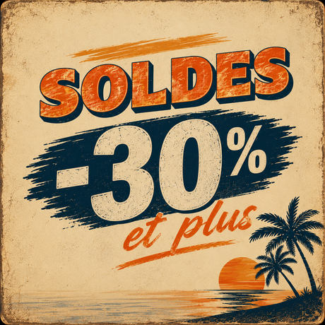 Soldes : −30 % et plus