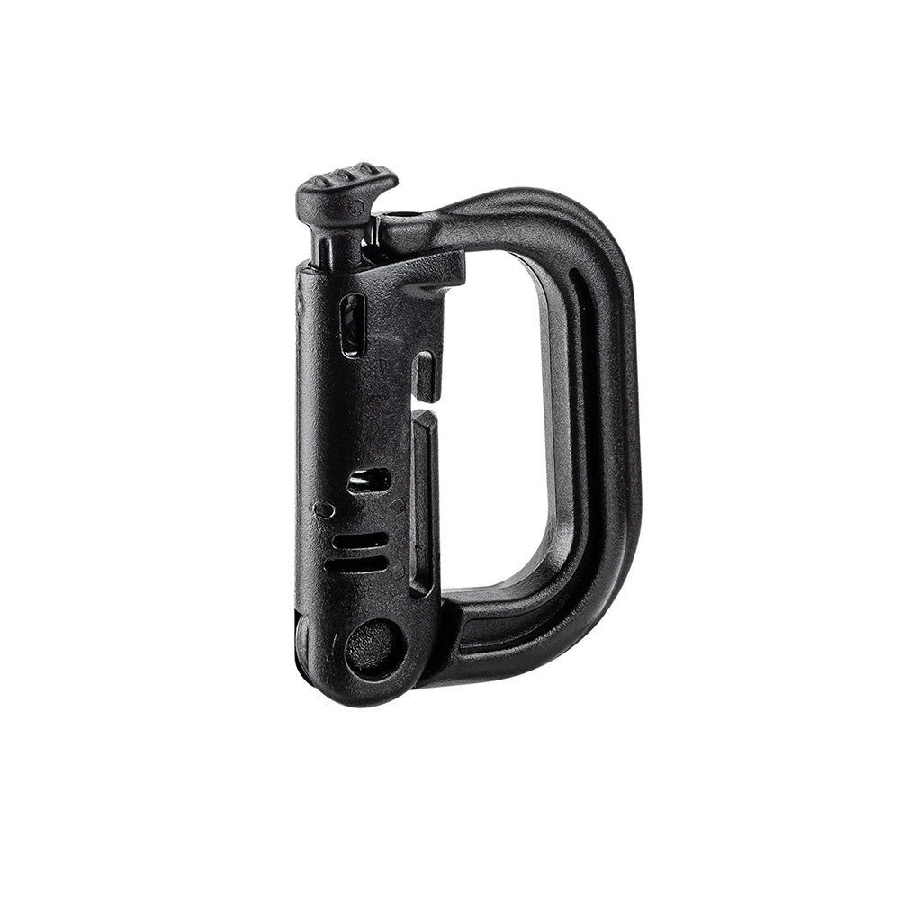 Accessoire MOLLE A10 Equipment Mousqueton en D en 100 % pom L. 3,8 x H. 5,5 cm