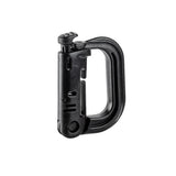 Accessoire MOLLE A10 Equipment Mousqueton en D en 100 % pom L. 3,8 x H. 5,5 cm