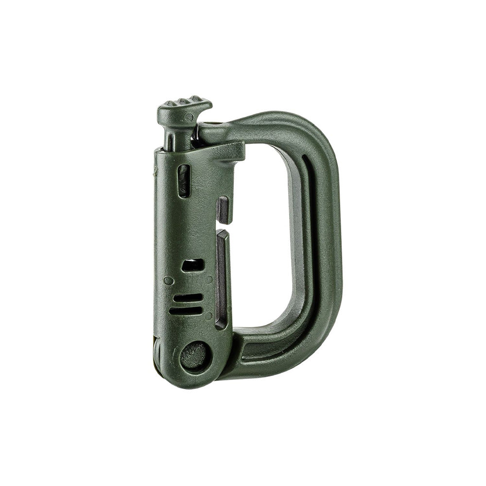 Accessoire MOLLE A10 Equipment Mousqueton en D en 100 % pom L. 3,8 x H. 5,5 cm