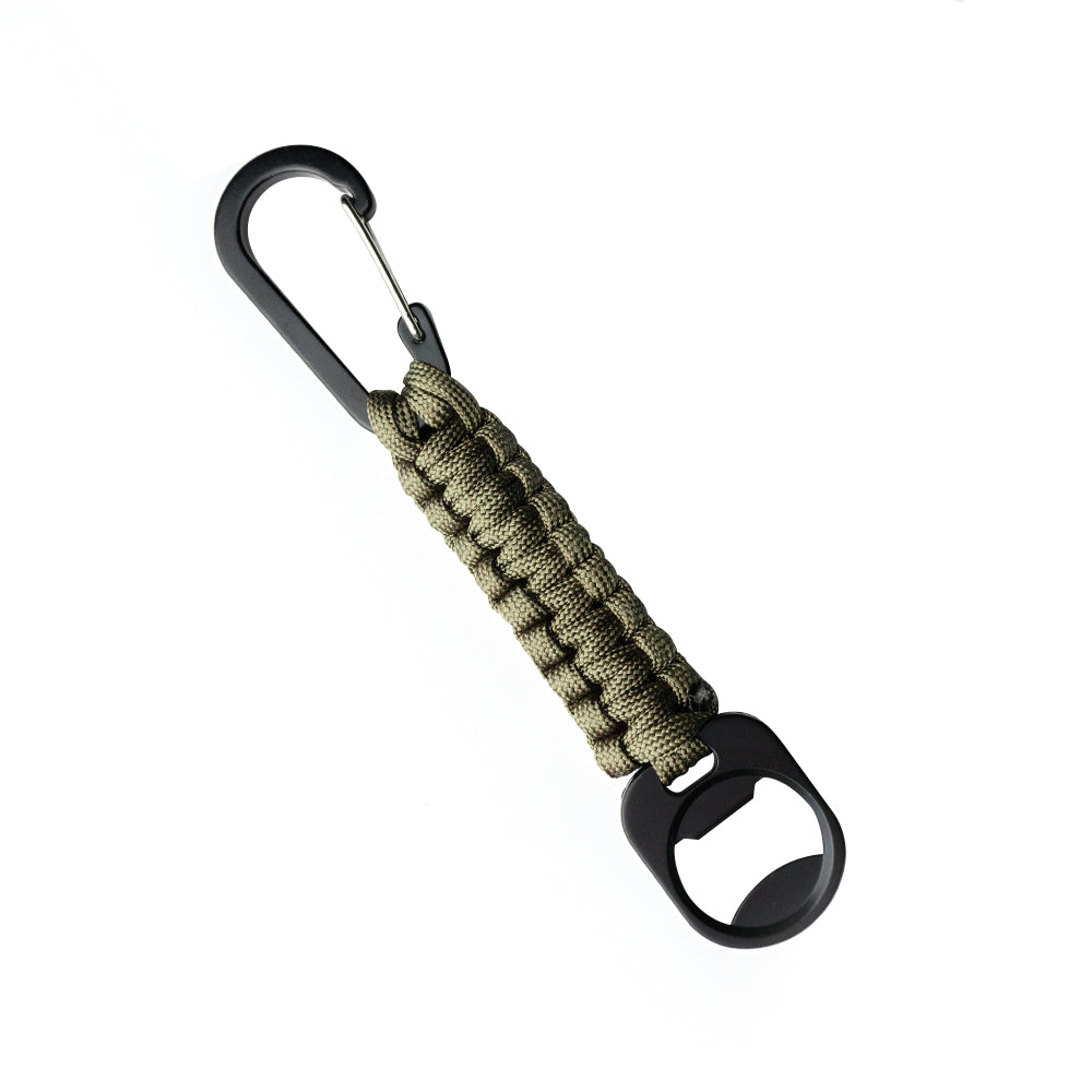 Porte-clés tactiques A10 Equipment en paracorde avec décapsuleur en alliage de zinc, 25 g