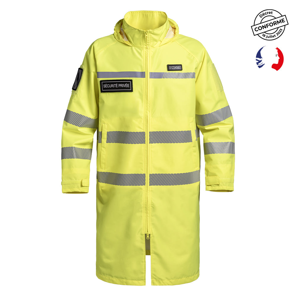 Poncho A10 Equipment Lightshell SÉCU-ONE haute visibilité membrane X-PERF 3000/3000 mm