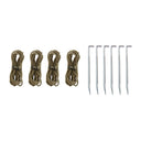 Accessoire de survie A10 Equipment Kit de fixation bâche EXPÉDITION 10 pièces