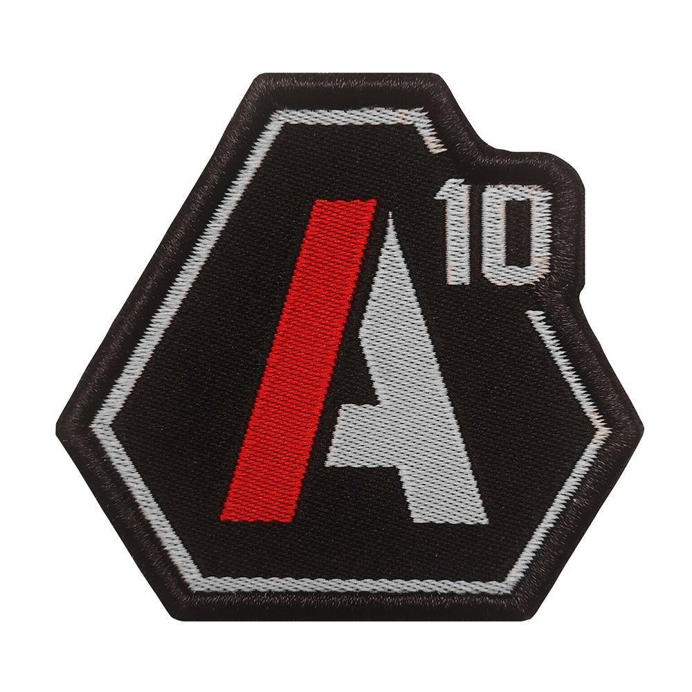 Ecusson A10 Equipment SIGNATURE logo brodé à fixation auto-agrippante, quatre versions au sélecteur