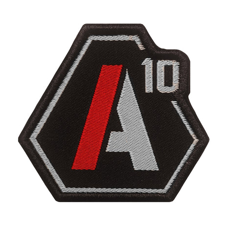 Ecusson A10 Equipment SIGNATURE logo brodé à fixation auto-agrippante, quatre versions au sélecteur