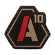 Ecusson A10 Equipment SIGNATURE logo brodé à fixation auto-agrippante, quatre versions au sélecteur