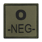 Patch groupe sanguin A10 Equipment brodé à fixation auto-agrippante, huit groupes au sélecteur