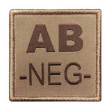 Patch groupe sanguin A10 Equipment brodé à fixation auto-agrippante, huit groupes au sélecteur