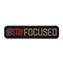 Ecusson A10 Equipment SIGNATURE Stay Focused brodé à fixation auto-agrippante, quatre versions