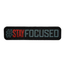 Ecusson A10 Equipment SIGNATURE Stay Focused brodé à fixation auto-agrippante, quatre versions