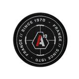Ecusson A10 Equipment SIGNATURE Since 1970 brodé rond à fixation auto-agrippante, quatre versions