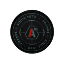 Ecusson A10 Equipment SIGNATURE Since 1970 brodé rond à fixation auto-agrippante, quatre versions
