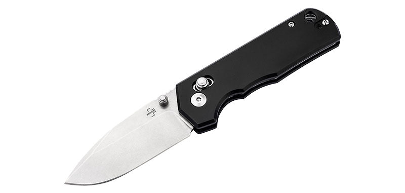 Couteau pliant Boker Magnum Rockstub Black 14C28N acier 14C28N lame 67 mm