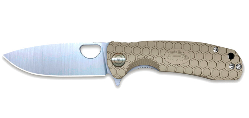 Couteau pliant Honey Badger Flipper D2 Large acier D2 lame 92 mm lame drop point