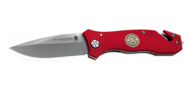 Couteau multifonctions Boker Magnum Fire Brigade acier 440A lame 85 mm