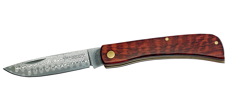 Couteau pliant Boker Magnum Magnum Snake Rangebuster Damascus acier Damas lame 67 mm