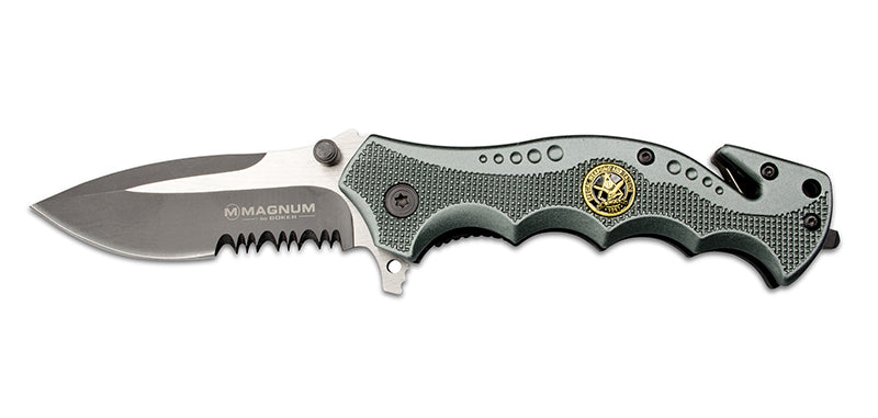 Couteau multifonctions Boker Magnum Swat Res-Q acier 440A lame 85 mm