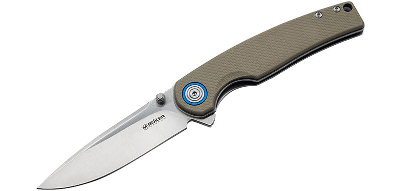 Couteau pliant Boker Magnum Rekin acier 440A lame 81 mm lame drop point