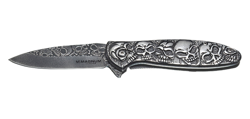 Couteau pliant Boker Magnum Dia de los Muertos acier 440A lame 85 mm