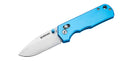 Couteau pliant Boker Magnum Rockstub Blue Elox 440B acier 440B lame 67 mm