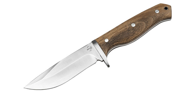 Couteau à lame fixe Boker Magnum Walnut Drop 14C28N acier 14C28N lame 108 mm