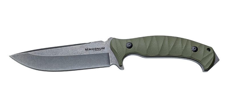 Couteau à lame fixe Boker Magnum Persian acier 440 lame 120 mm lame drop point