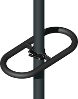 Poignée stabilisatrice Olympia Triumph en acier inoxydable pour perche télescopique