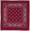 Bandana MFH en coton 55 x 55 cm, carré classique à porter au cou ou sur la tête