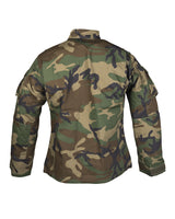 Veste de combat type ACU Mil-Tec en coton ripstop avec col montant à rabat