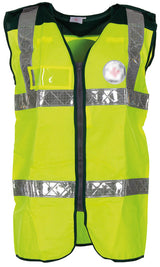 Gilet de signalisation britannique tout polyester, surplus comme neuf, lot de 10