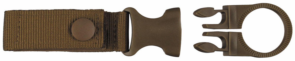 Porte-bouteille MFH pour ceinturon et système MOLLE en polyester longueur 16 cm