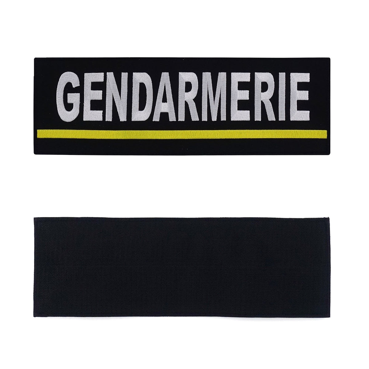 Bandeau d'identification Patrol Equipement Gendarmerie brodé 30 x 10 cm auto-agrippant