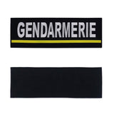 Bandeau d'identification Patrol Equipement Gendarmerie brodé 30 x 10 cm auto-agrippant