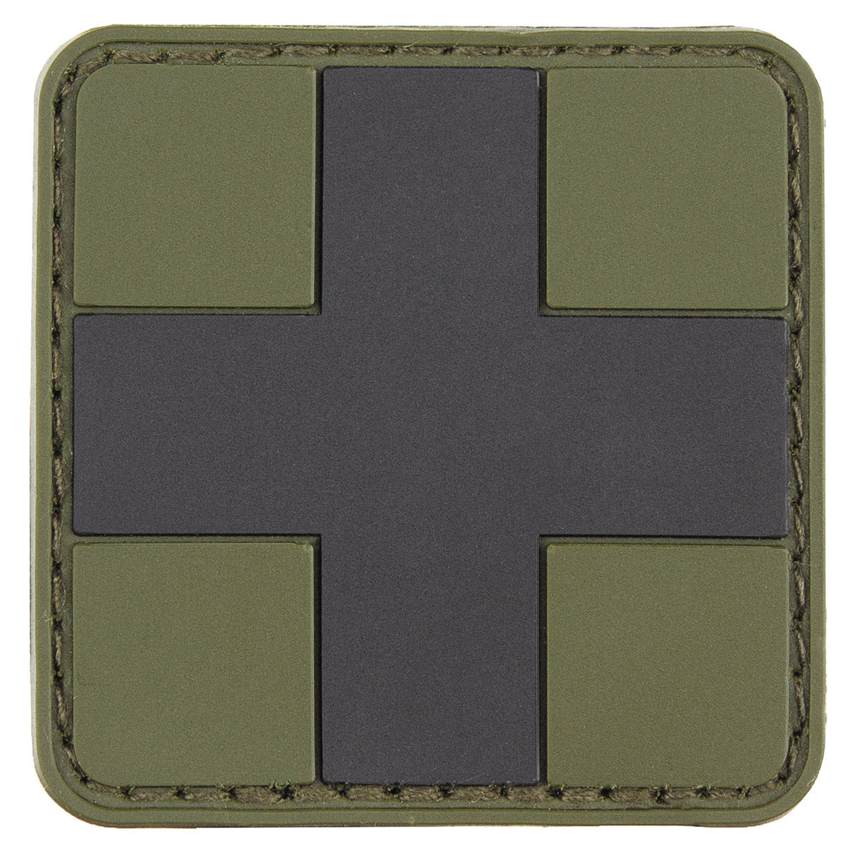 Écusson FIRST AID MFH auto-agrippant 3D 5 x 5 cm en caoutchouc moulé