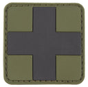 Écusson FIRST AID MFH auto-agrippant 3D 5 x 5 cm en caoutchouc moulé