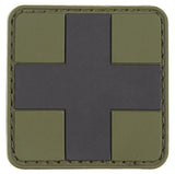 Écusson FIRST AID MFH auto-agrippant 3D 5 x 5 cm en caoutchouc moulé
