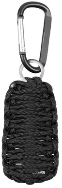 Kit de survie MFH Parachute Cord avec mousqueton 9 x 5 x 2 cm pour 50 g