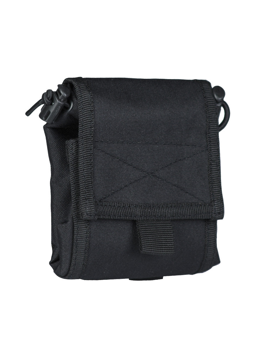 Pochette fourre-tout pliable Mil-Tec en polyester format replié 11 x 4 x 13 cm MOLLE