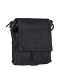 Pochette fourre-tout pliable Mil-Tec en polyester format replié 11 x 4 x 13 cm MOLLE