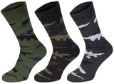Chaussettes MFH Esercito mi-longues lot de trois paires 55 % polyester extensible