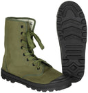 Chaussures de combat commando françaises en toile de coton, surplus comme neuf