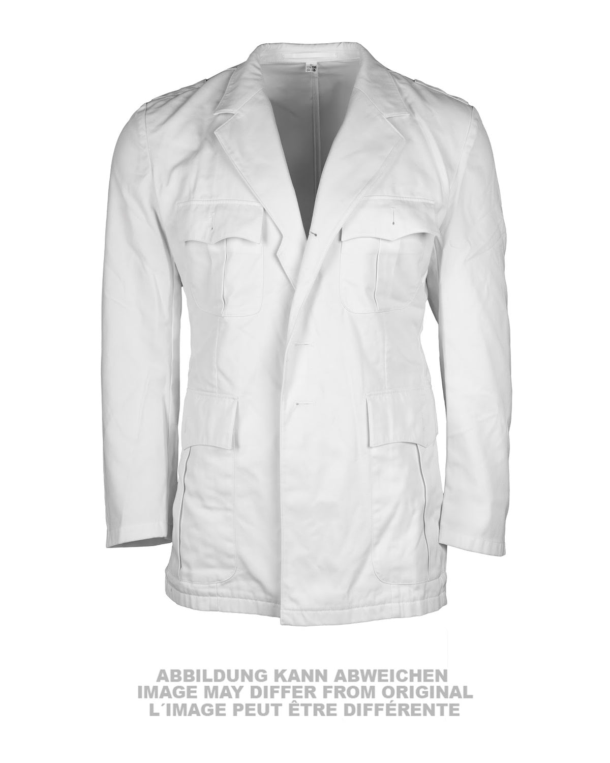 Veste d'uniforme Bundeswehr livrée sans boutons, coton-polyester, occasion
