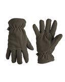 Gants polaires Mil-Tec en polyester doublés Thinsulate avec poignet élastique