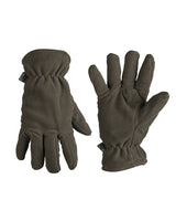 Gants polaires Mil-Tec en polyester doublés Thinsulate avec poignet élastique